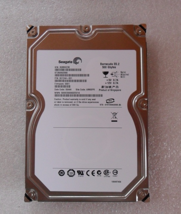 Seagate ST3500620SS Barracuda ES.2 500GB 10000rpm SAS Hard Drive